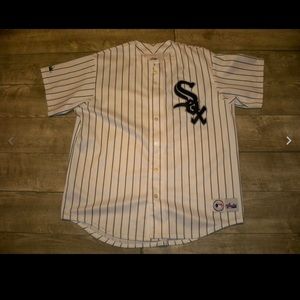 Vtg CHICAGO WHITE SOX Majestic Stitched Jersey XL